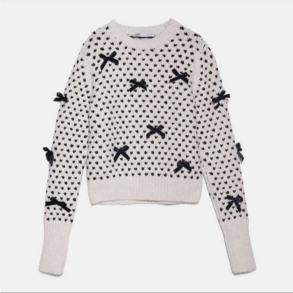 ZARA Bow Sweater